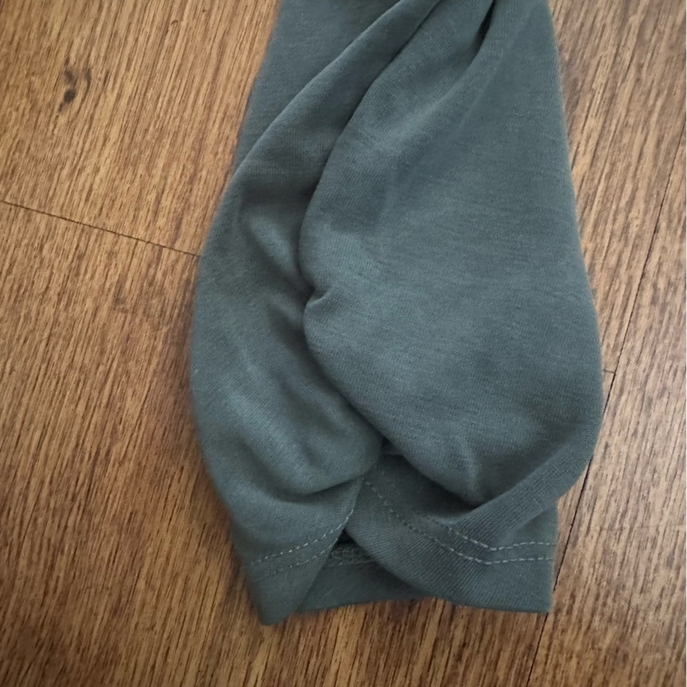 Free People Green harem oversized relaxed pants Bottoms size small FP movement - Picture 5 of 9